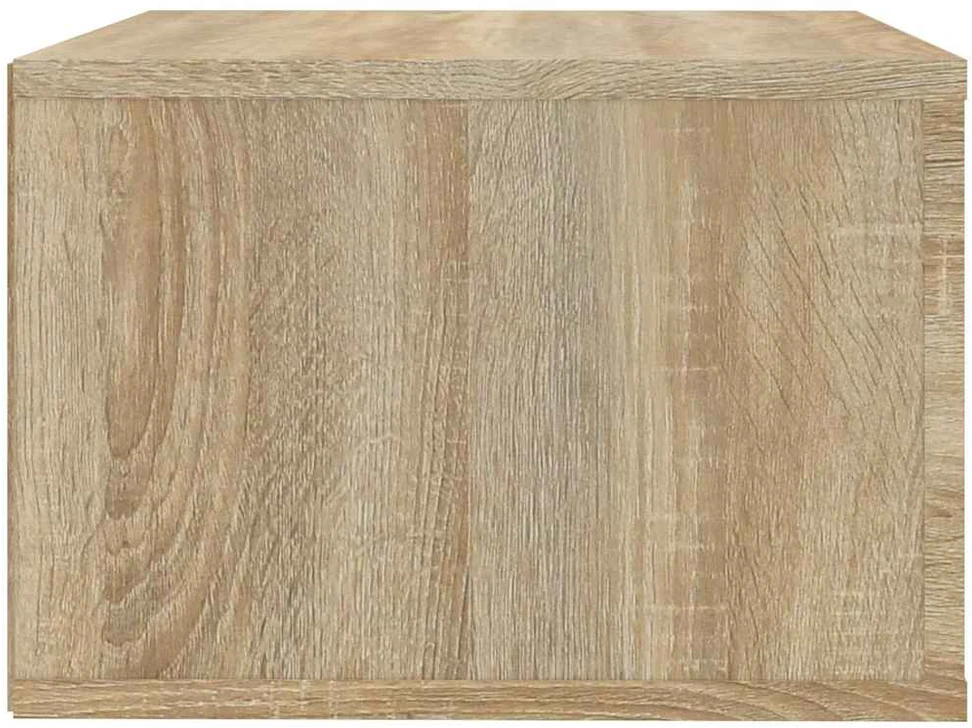Sieninės naktinės spintelės, 2vnt., ąžuolo, 50x36x25cm