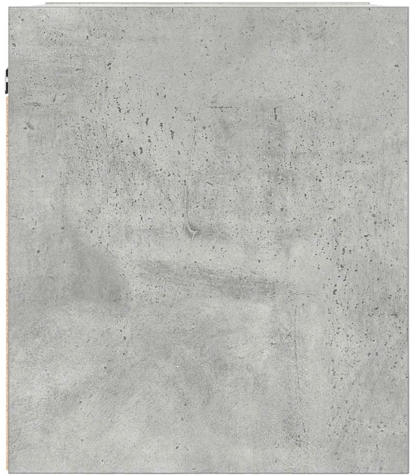 Sieninės naktinės spintelės, 2vnt., betono pilkos, 38x34x40 cm