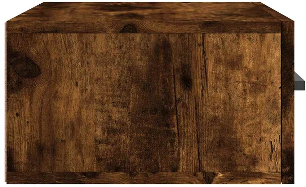 Sieninės naktinės spintelės, 2vnt., dūminio ąžuolo, 35x35x20cm