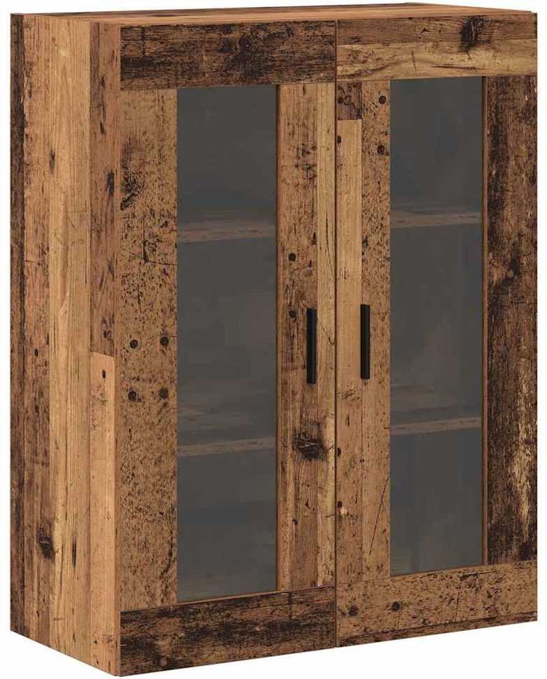Sieniniai spintelės 2 vnt. Sena mediena 69,5 x 34 x 90 cm