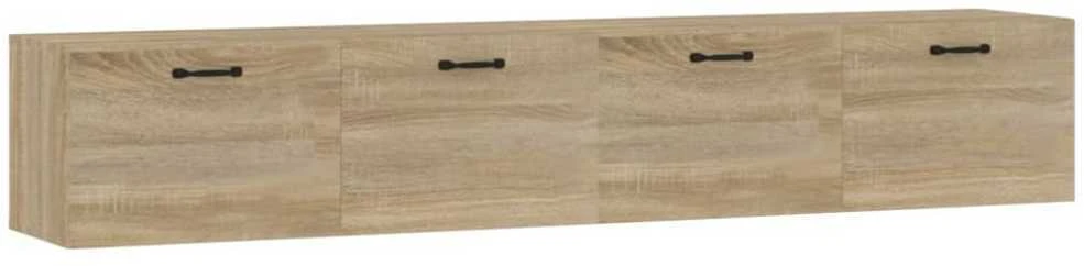 Sieninės spintelės, 2vnt., ąžuolo, 100x36,5x35cm, mediena