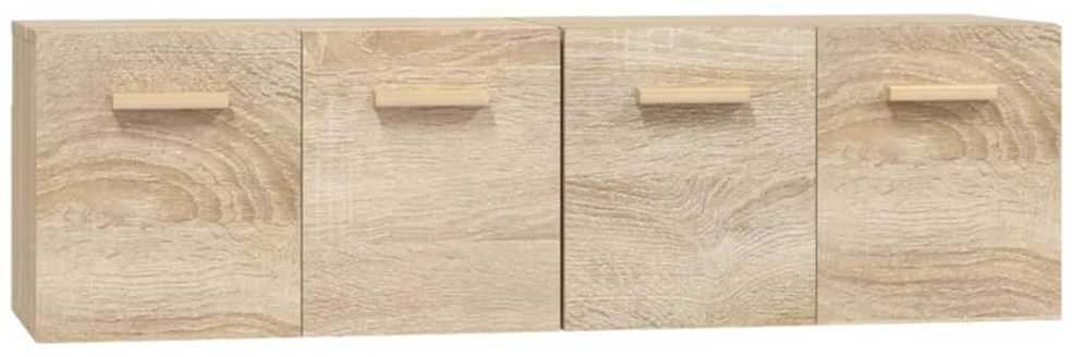 Sieninės spintelės, 2vnt., ąžuolo, 60x36,5x35cm, mediena