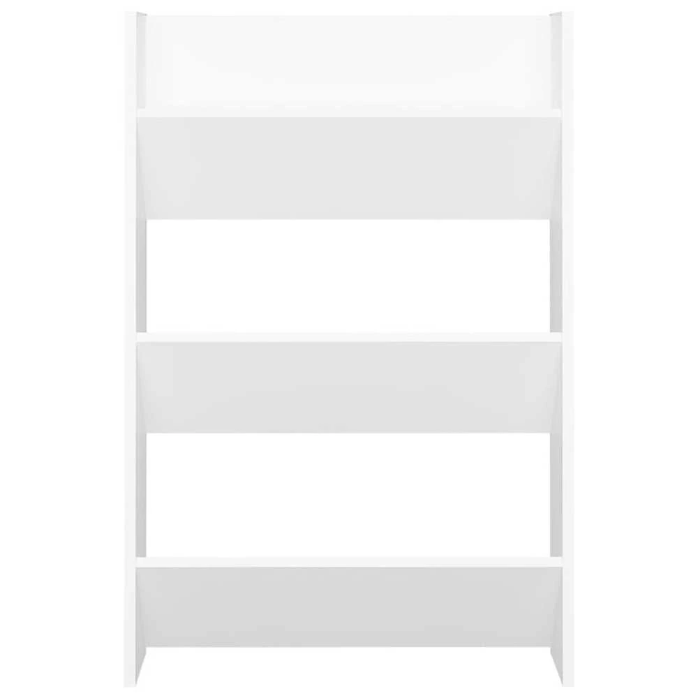 Sieninės spintelės batams, 2vnt., baltos, 60x18x90cm, MDP