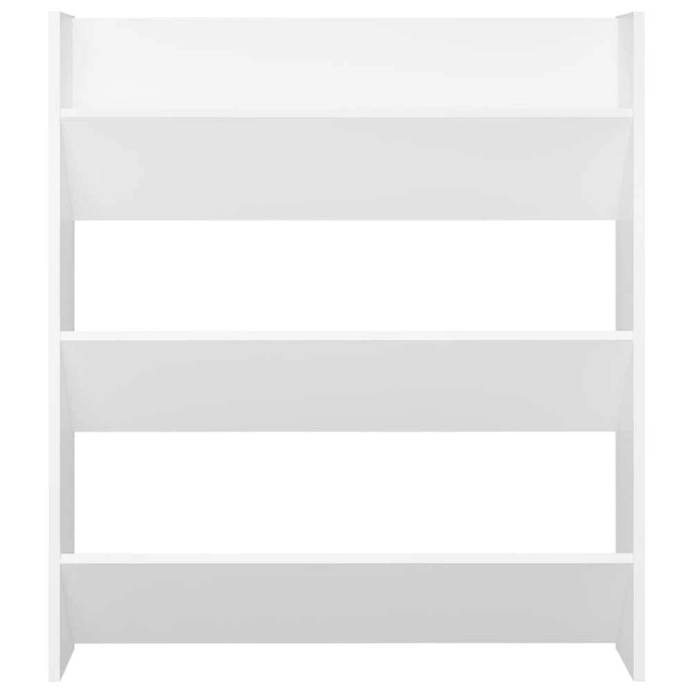 Sieninės spintelės batams, 2vnt., baltos, 80x18x90cm, MDP