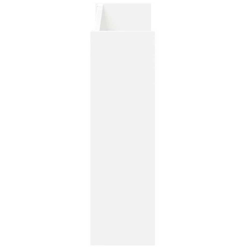Sieninės spintelės batams, 2vnt., baltos, 80x18x60cm, MDP
