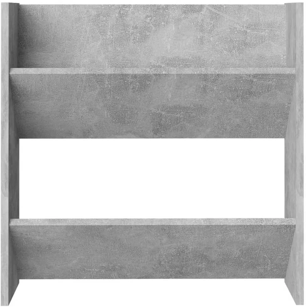 Sieninės spintelės batams, 2vnt., pilkos, 60x18x60cm, MDP