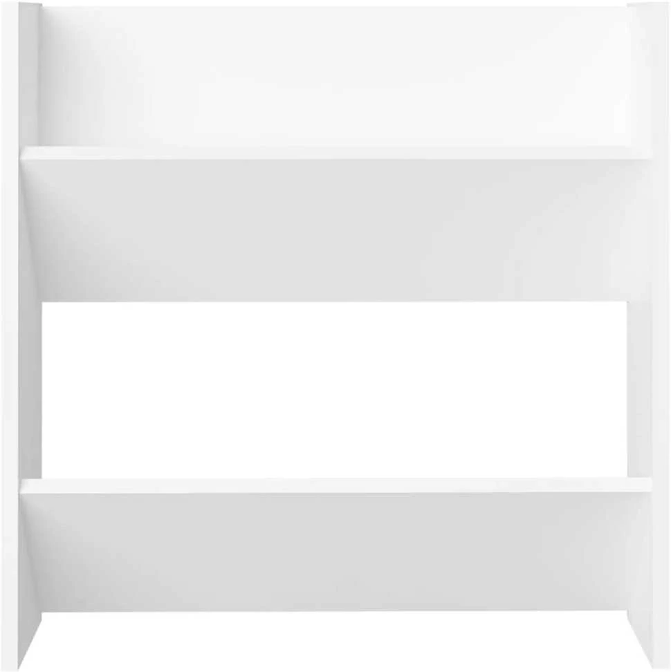 Sieninės spintelės batams, 4vnt., baltos, 60x18x60cm, MDP