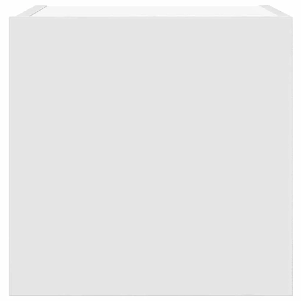 Sieninės televizoriaus spintelės, 2vnt., baltos, 30,5x30x30cm