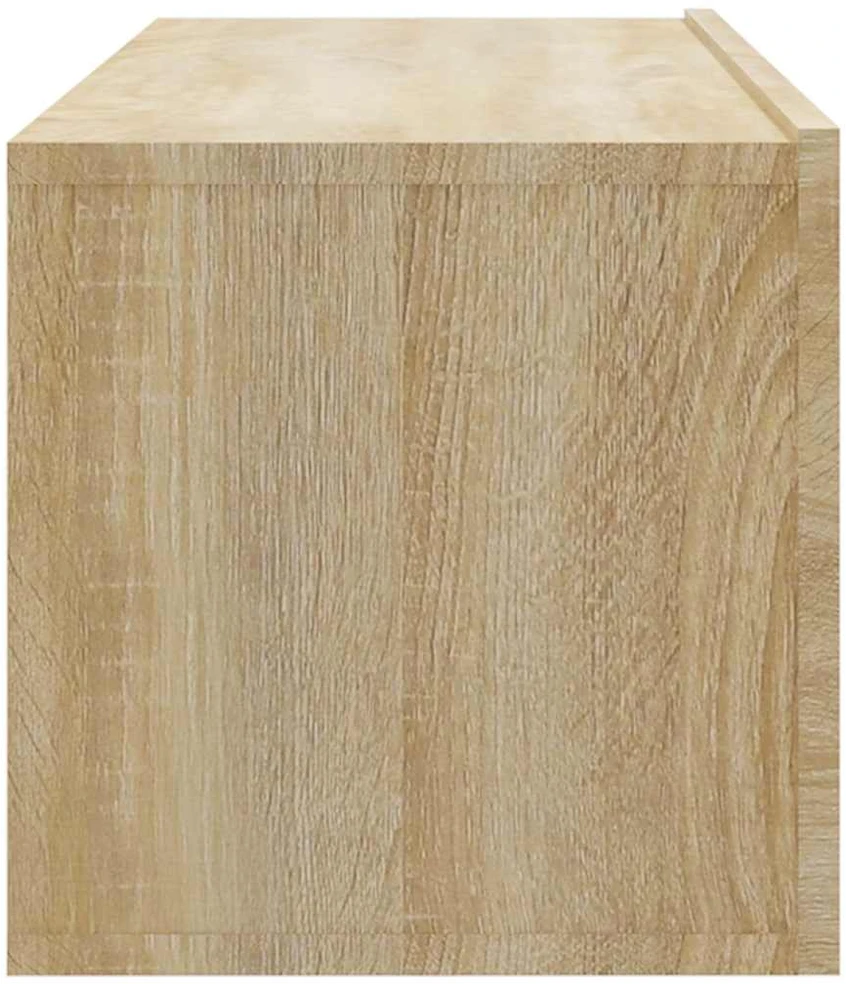 TV staliukas Sieninės televizoriaus spintelės, 4vnt., ąžuolo, 100x30x30cm