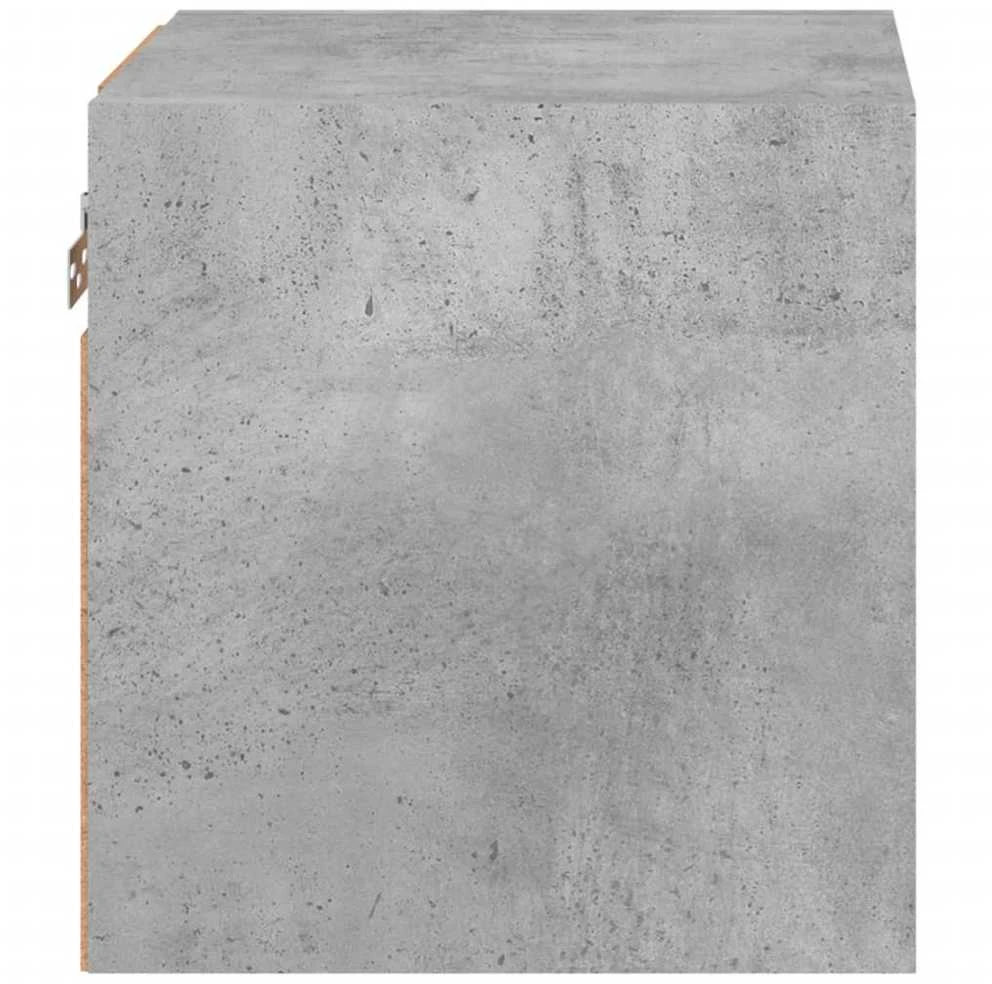 TV staliukas Sieninės TV spintelės su LED, 2vnt., betono, 30x28,5x30cm