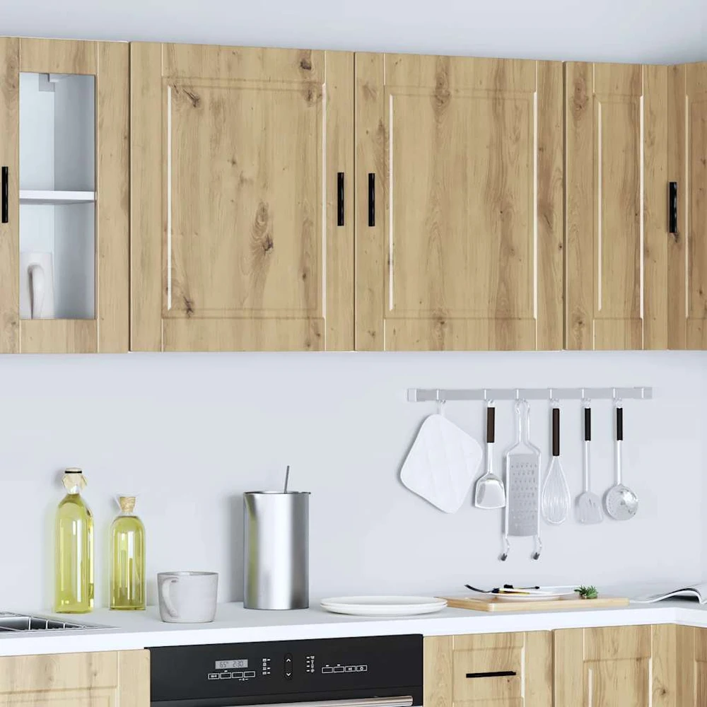 Sieninės virtuvės spintelės 2 vnt "Porto" Artisan Oak