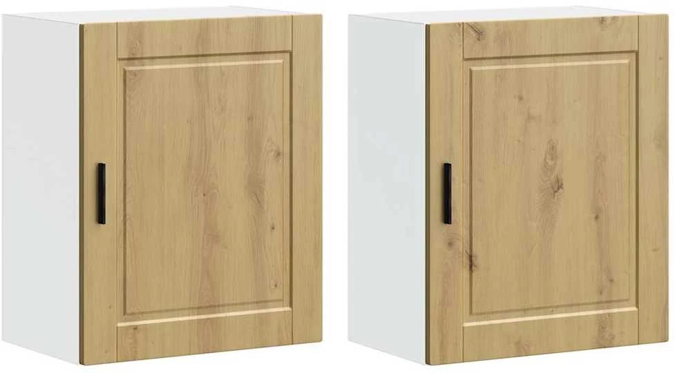 Sieninės virtuvės spintelės 2 vnt "Porto" Artisan Oak