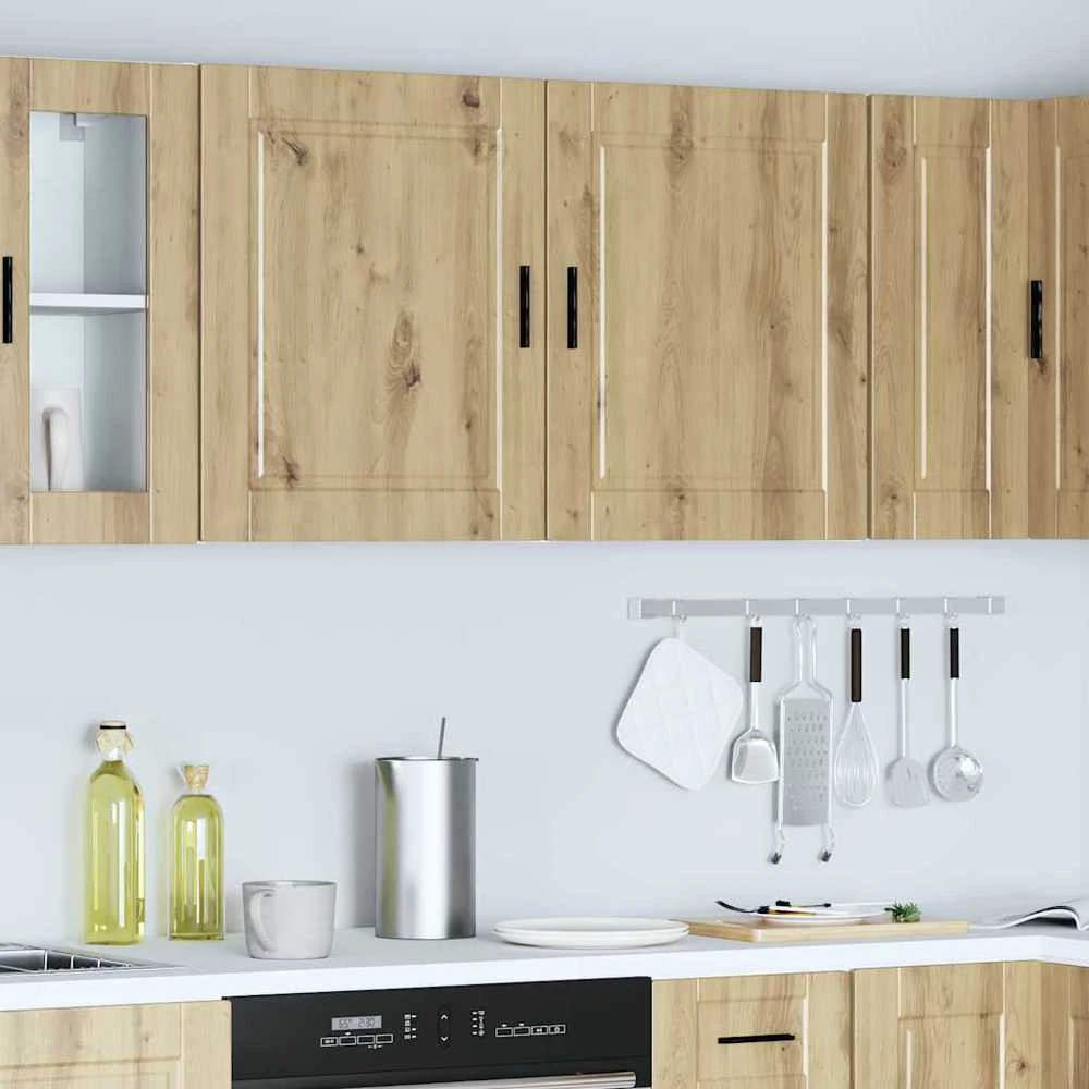 Sieninės virtuvės spintelės 2 vnt "Porto" Artisan Oak