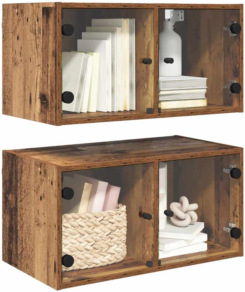 Sieniniai baldai 2 vnt. 68 x 37 x 35 cm Apdirbta mediena