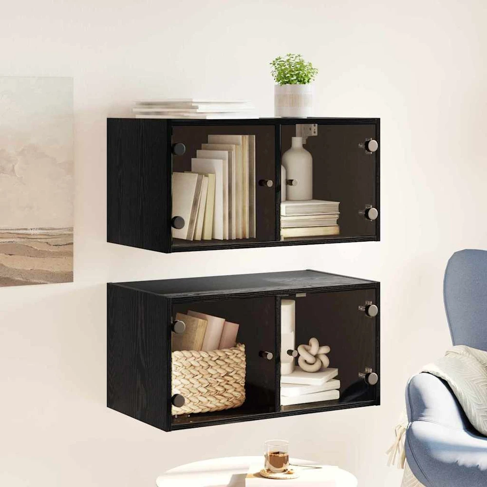 Sieniniai baldai 2 vnt. 68 x 37 x 35 cm Apdirbta mediena
