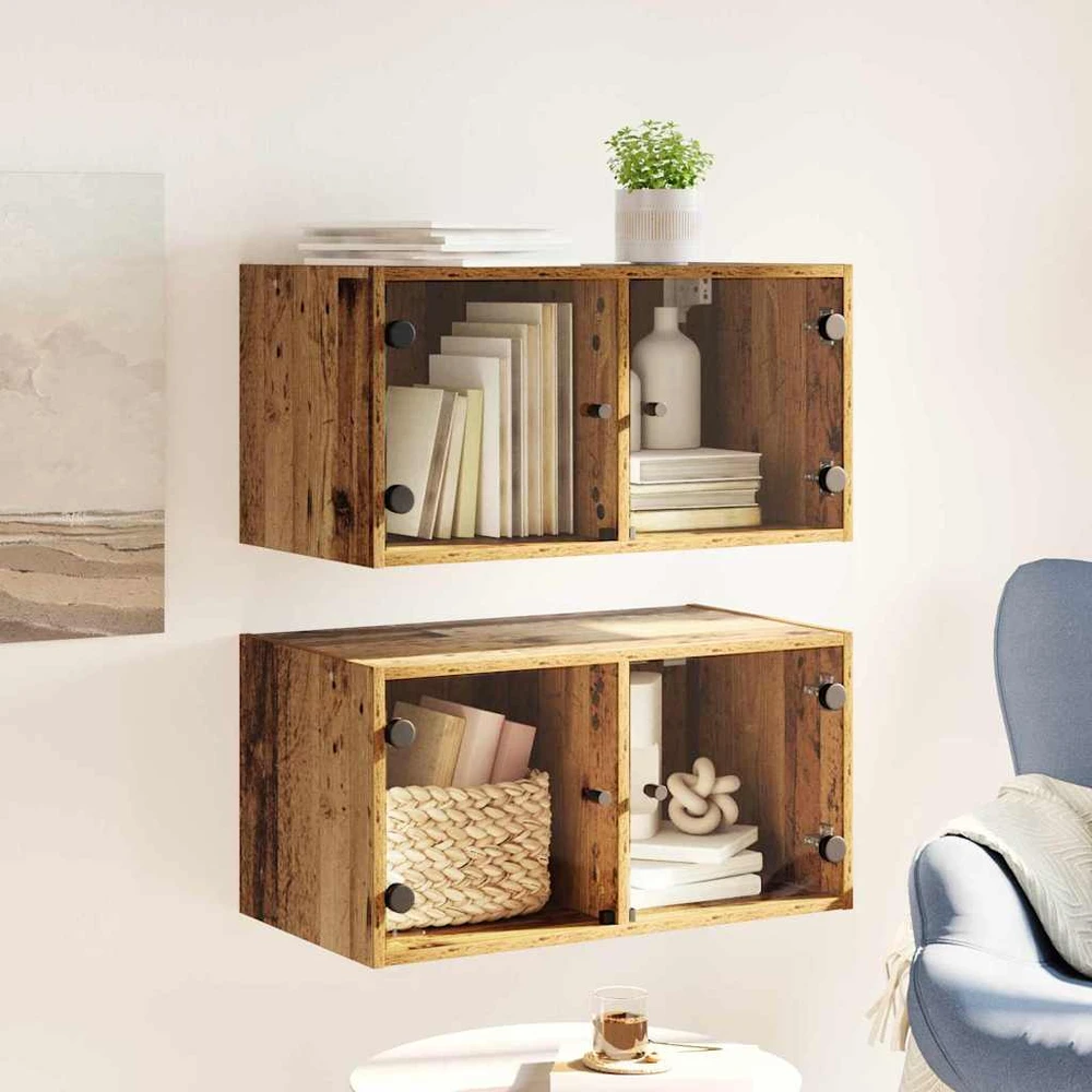 Sieniniai baldai 2 vnt. 68 x 37 x 35 cm Apdirbta mediena