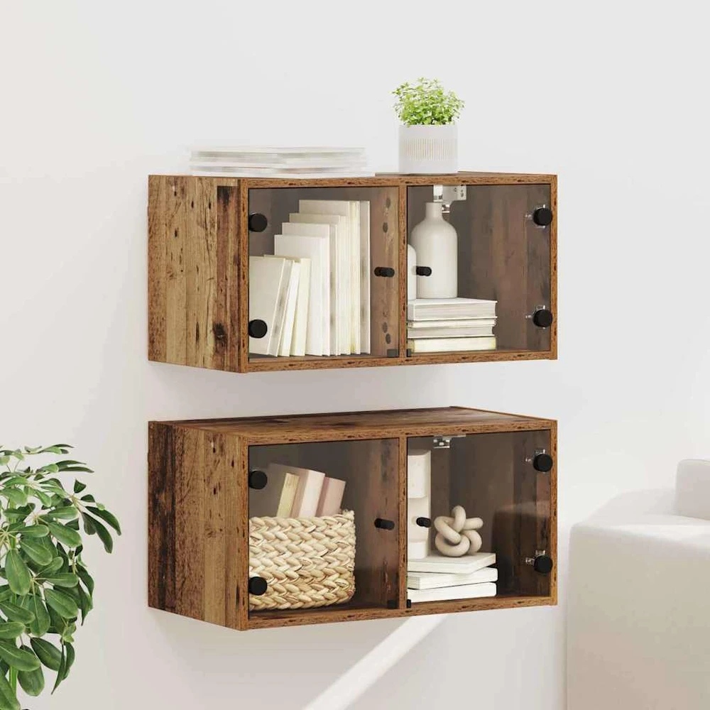 Sieniniai baldai 2 vnt. 68 x 37 x 35 cm Apdirbta mediena
