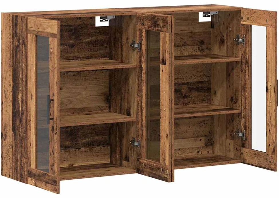 Sieniniai baldai 2 vnt. Sena mediena 69,5 x 34 x 90 cm