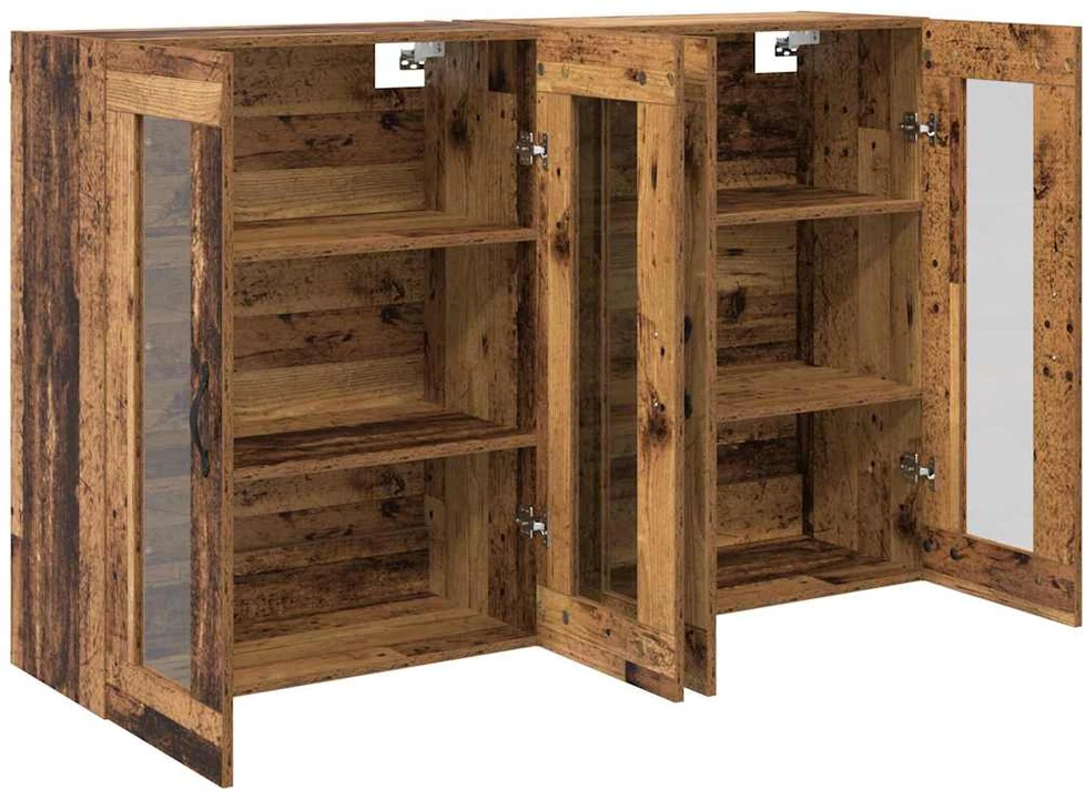 Sieniniai baldai 2 vnt. Senovinis medis 69,5 x 34 x 90 cm