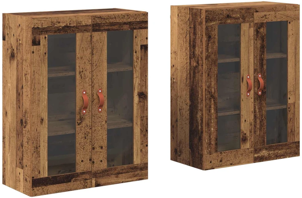Sieniniai baldai 2 vnt. Senovinis medis 69,5 x 34 x 90 cm
