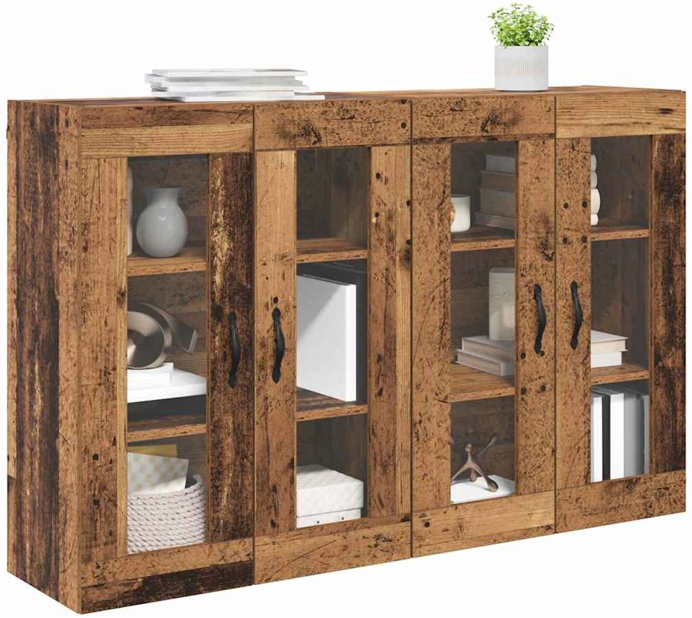 Sieniniai baldai 2 vnt. Senovinis medis 69,5 x 34 x 90 cm