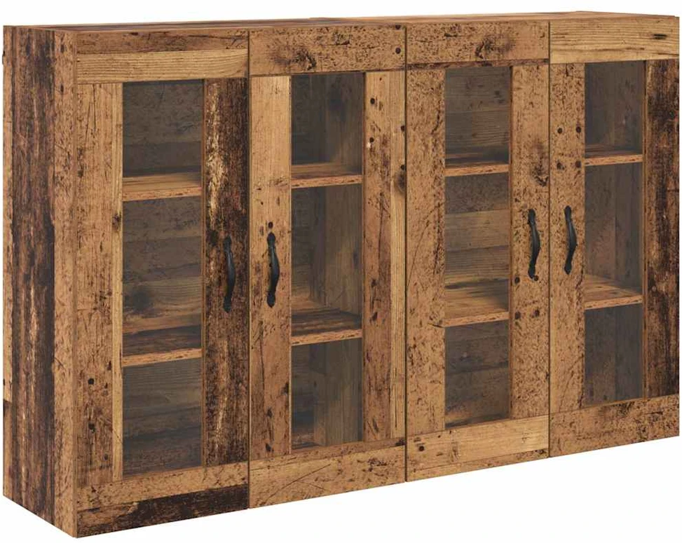 Sieniniai baldai 2 vnt. Senovinis medis 69,5 x 34 x 90 cm