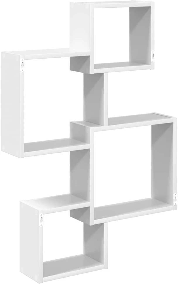Sieniniai kubiniai lentynos Sieninis Balta 64 x 13,5 x 91,5 cm