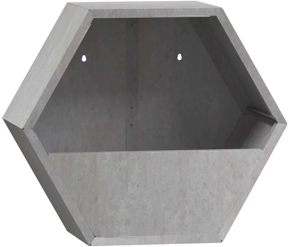 Sieniniai loveliai, 2vnt., rūdžių, 30x10x25cm, Corten plienas