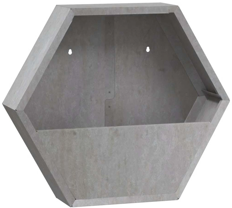 Sieniniai loveliai, 2vnt., rūdžių, 46x10x40cm, Corten plienas