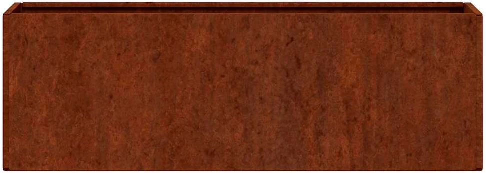 Sieniniai loveliai, 2vnt., rūdžių, 53x10x17cm, Corten plienas