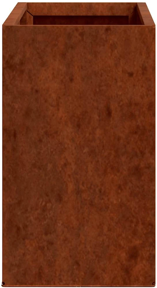 Sieniniai loveliai, 2vnt., rūdžių, 53x10x17cm, Corten plienas