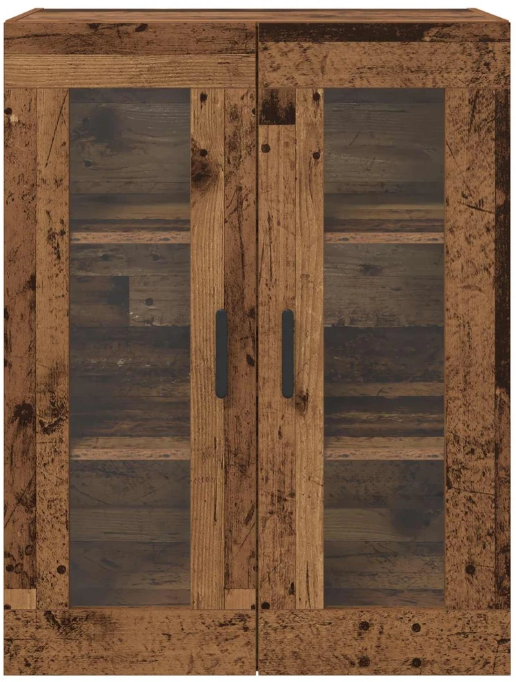 Sieniniai spintelės 2 vnt. Sena mediena 69,5 x 34 x 90 cm