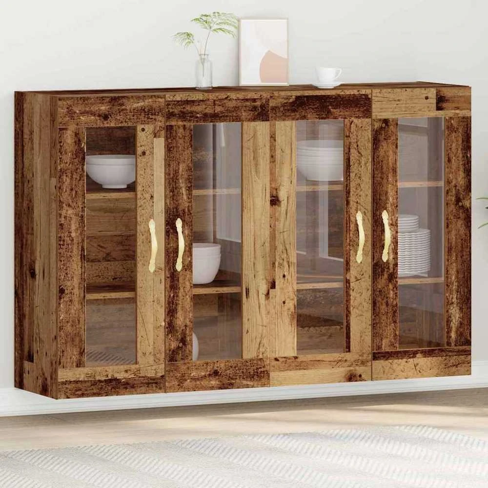 Sieniniai baldai 2 vnt. Senovinis medis 69,5 x 34 x 90 cm