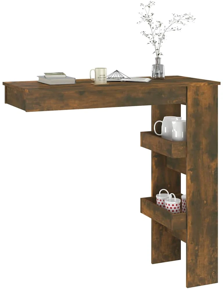 Sieninis baro staliukas, ąžuolo, 102x45x103,5cm, mediena
