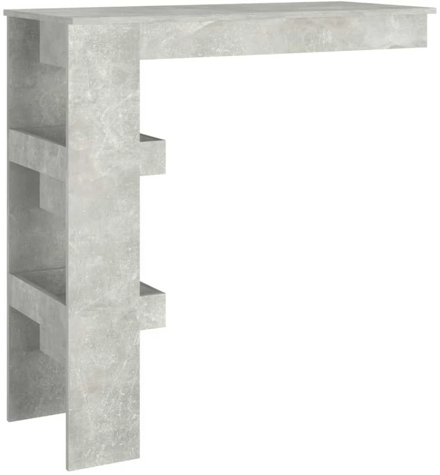 Sieninis baro staliukas, pilkas, 102x45x103,5cm, mediena