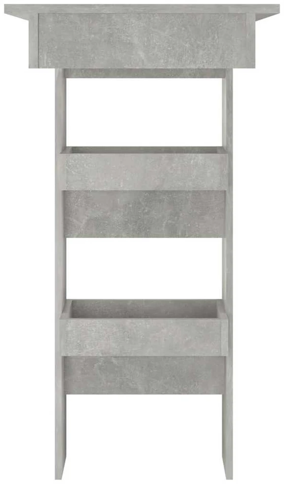 Sieninis baro staliukas, pilkas, 102x45x103,5cm, mediena