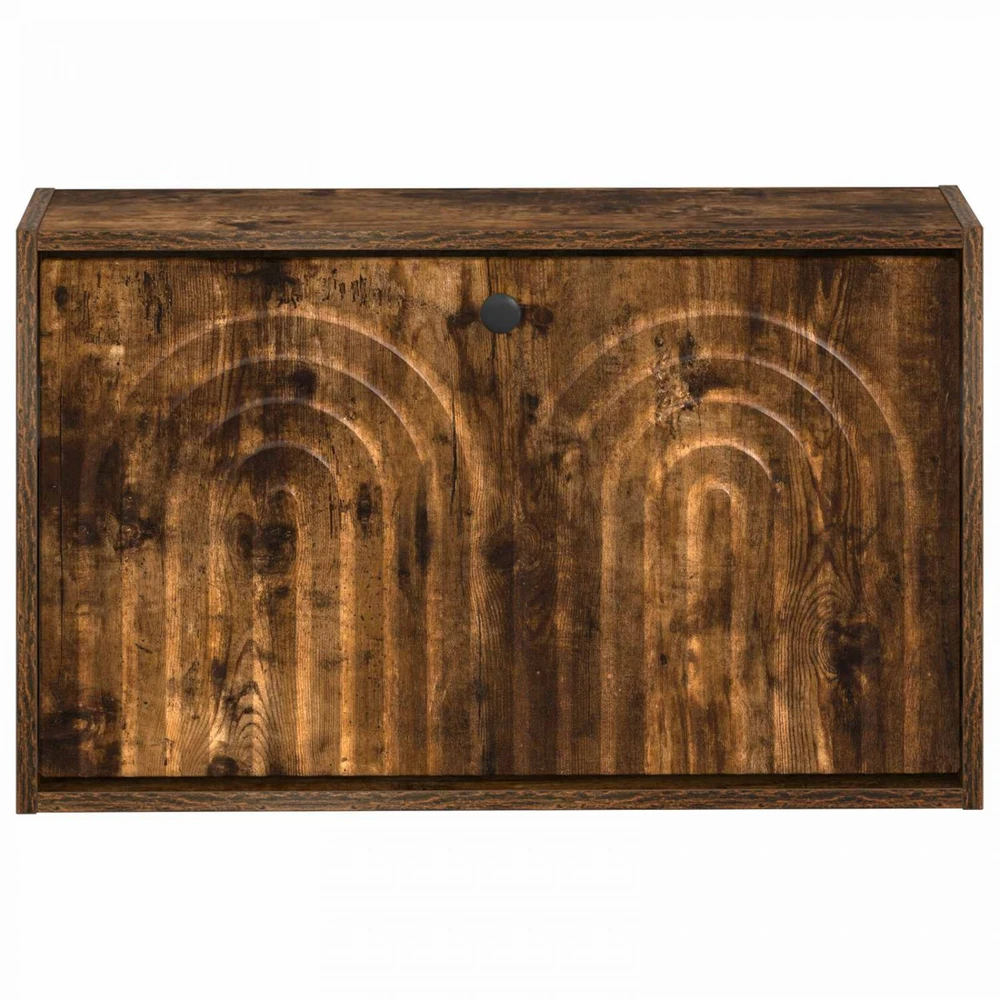 Sieninis batų kabinetas ALKMAAR 71 x 17 x 43 cm Dūminio ąžuolo