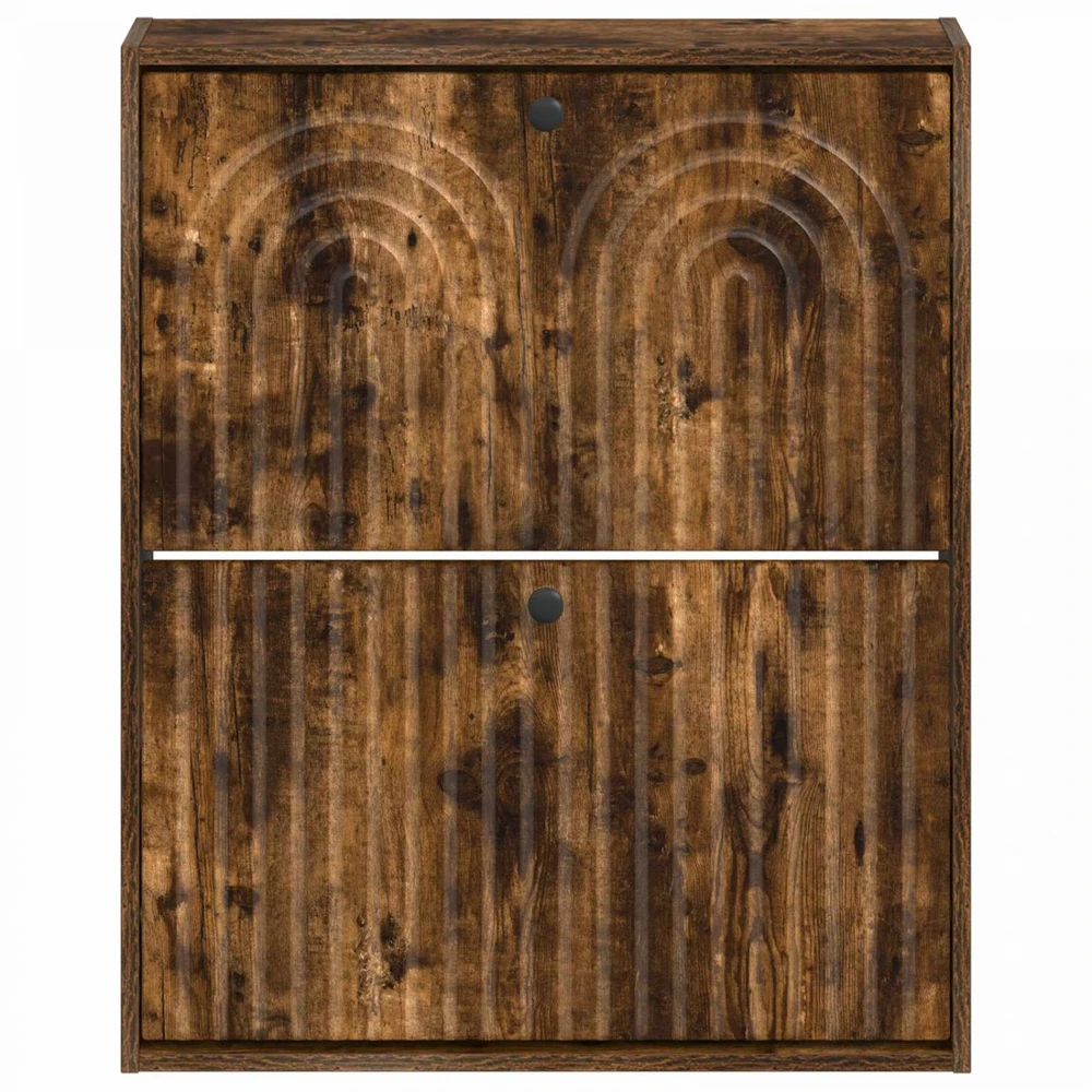 Sieninis batų kabinetas ALKMAAR 71 x 17 x 86 cm Dūminio ąžuolo