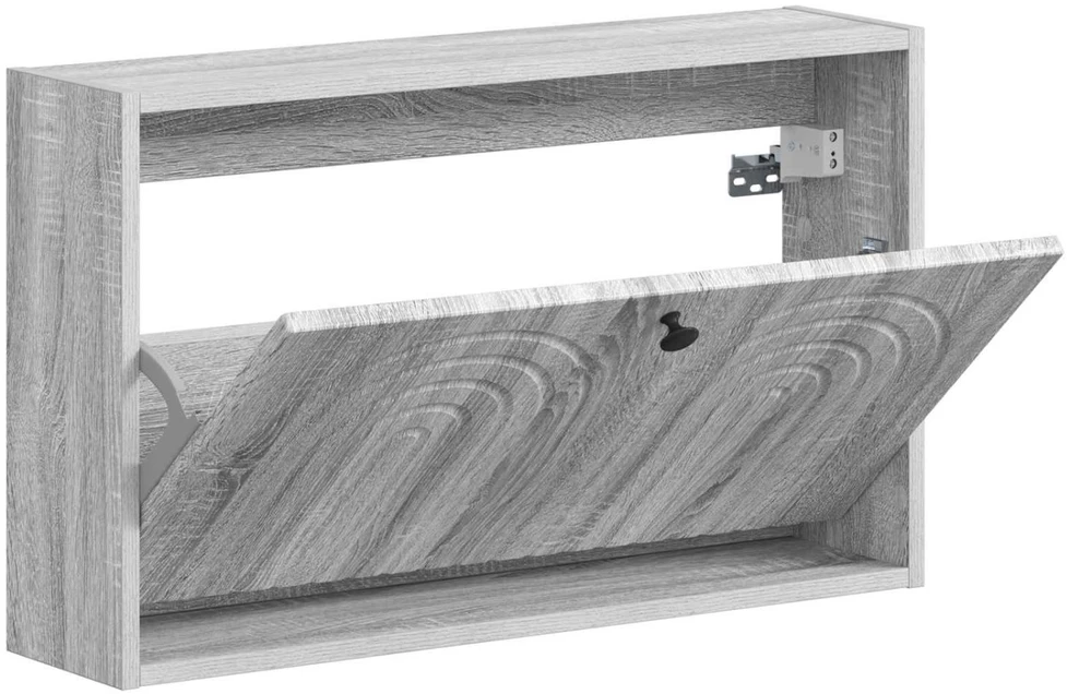 Sieninis batų kabinetas ALKMAAR 71 x 17 x 43 cm Pilka Sonoma