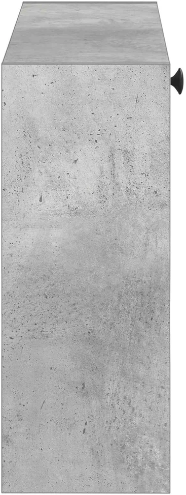Sieninis batų kabinetas ALKMAAR 71 x 17 x 43 cm Betono pilka