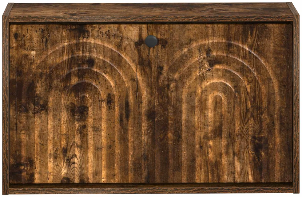 Sieninis batų kabinetas ALKMAAR 71 x 17 x 43 cm Dūminio ąžuolo