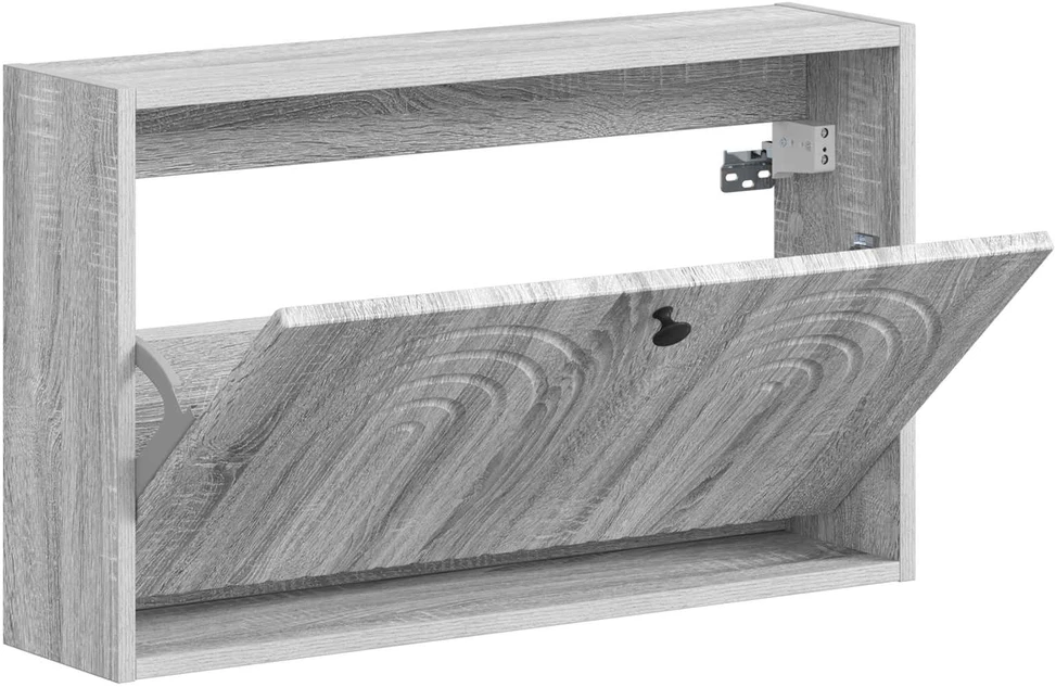 Sieninis batų kabinetas ALKMAAR 71 x 17 x 43 cm Pilka Sonoma