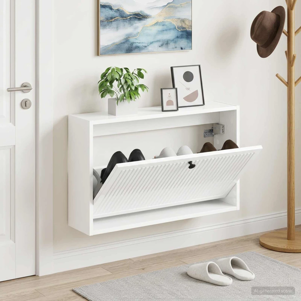 Sieninis batų kabinetas EDE 71 x 17 x 43 cm Apdirbta mediena