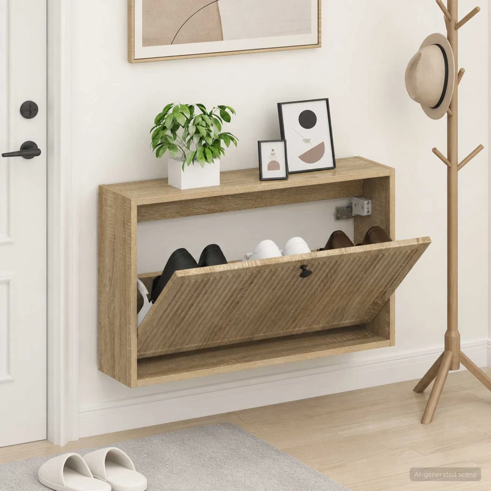 Sieninis batų kabinetas EDE 71 x 17 x 43 cm Apdirbta mediena