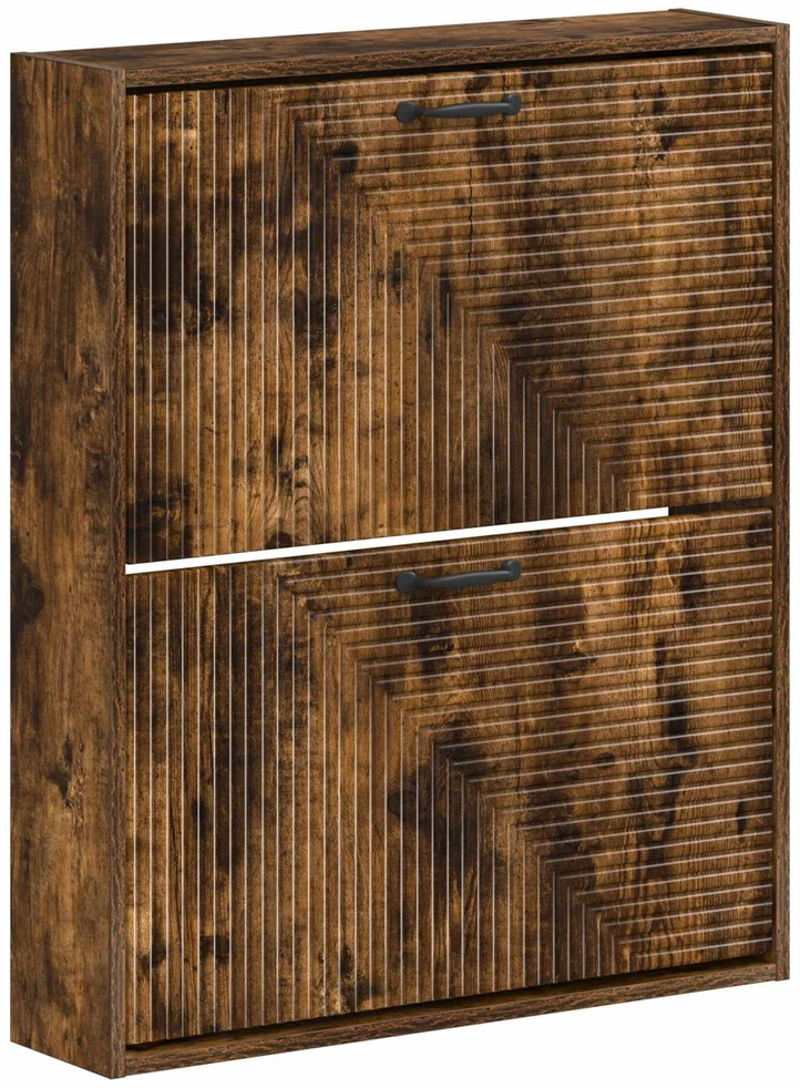Sieninis batų kabinetas HAARLEM 71 x 17 x 86 cm Dūminio ąžuolo