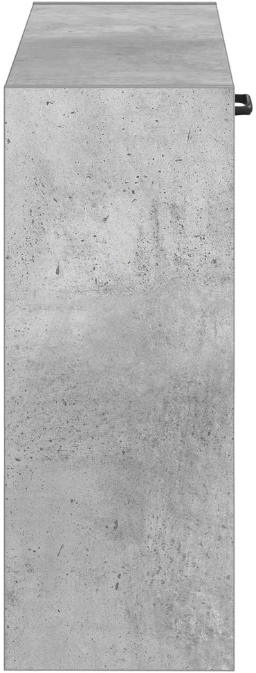 Sieninis batų kabinetas HAARLEM 71 x 17 x 43 cm Betono pilka