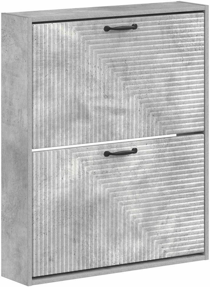Sieninis batų kabinetas HAARLEM 71 x 17 x 86 cm Betono pilka