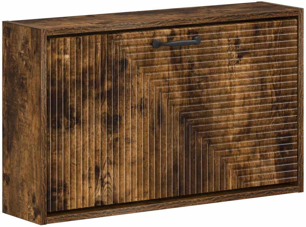 Sieninis batų kabinetas HAARLEM 71 x 17 x 43 cm Dūminio ąžuolo