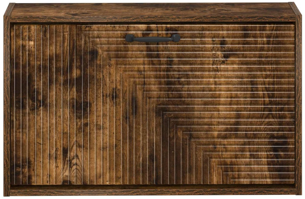 Sieninis batų kabinetas HAARLEM 71 x 17 x 43 cm Dūminio ąžuolo