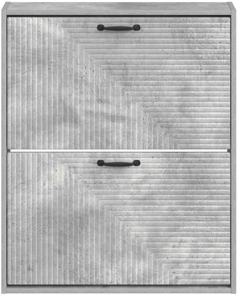 Sieninis batų kabinetas HAARLEM 71 x 17 x 86 cm Betono pilka